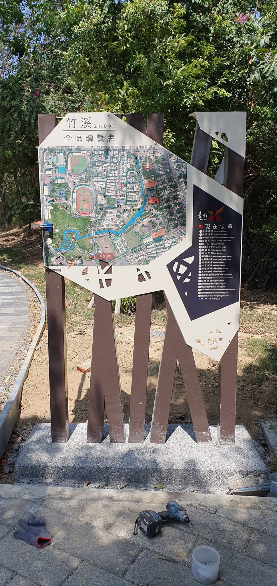 台南二仁溪景觀圖片