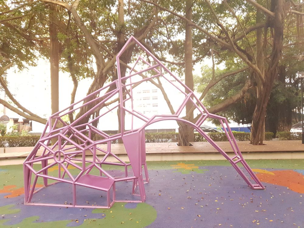 壽山公園大象長頸錄造型圖片