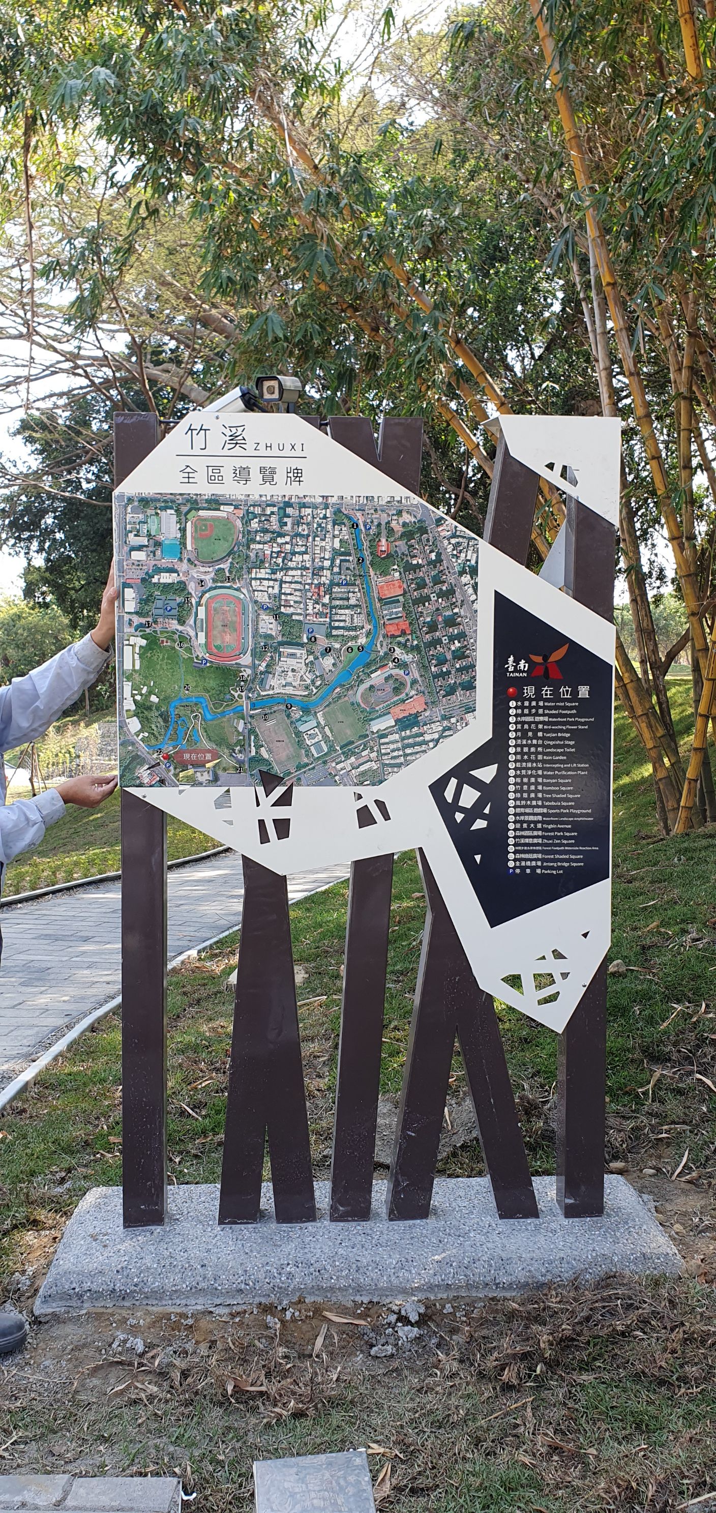 台南二仁溪景觀圖片